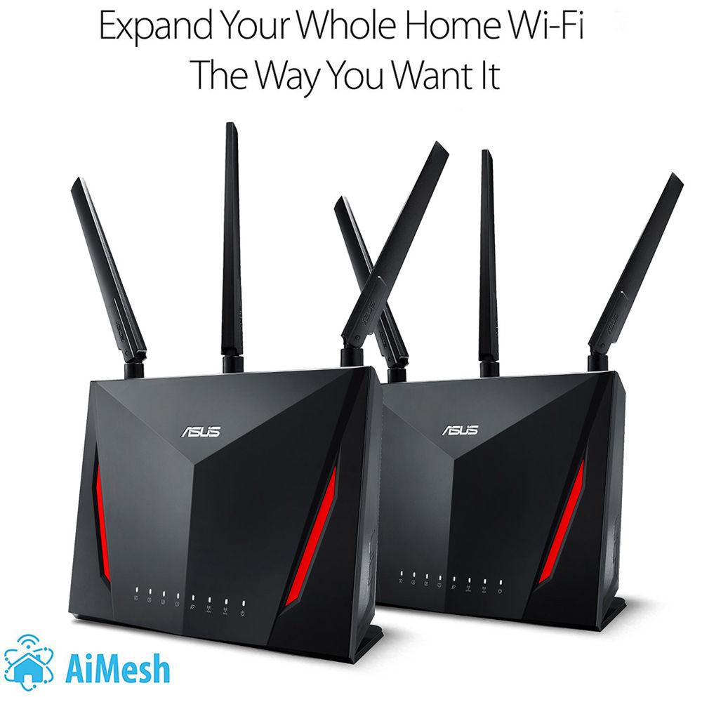 ASUS RT-AC86U AiMesh AC2900 Wireless Dual-Band Gigabit Gaming Router