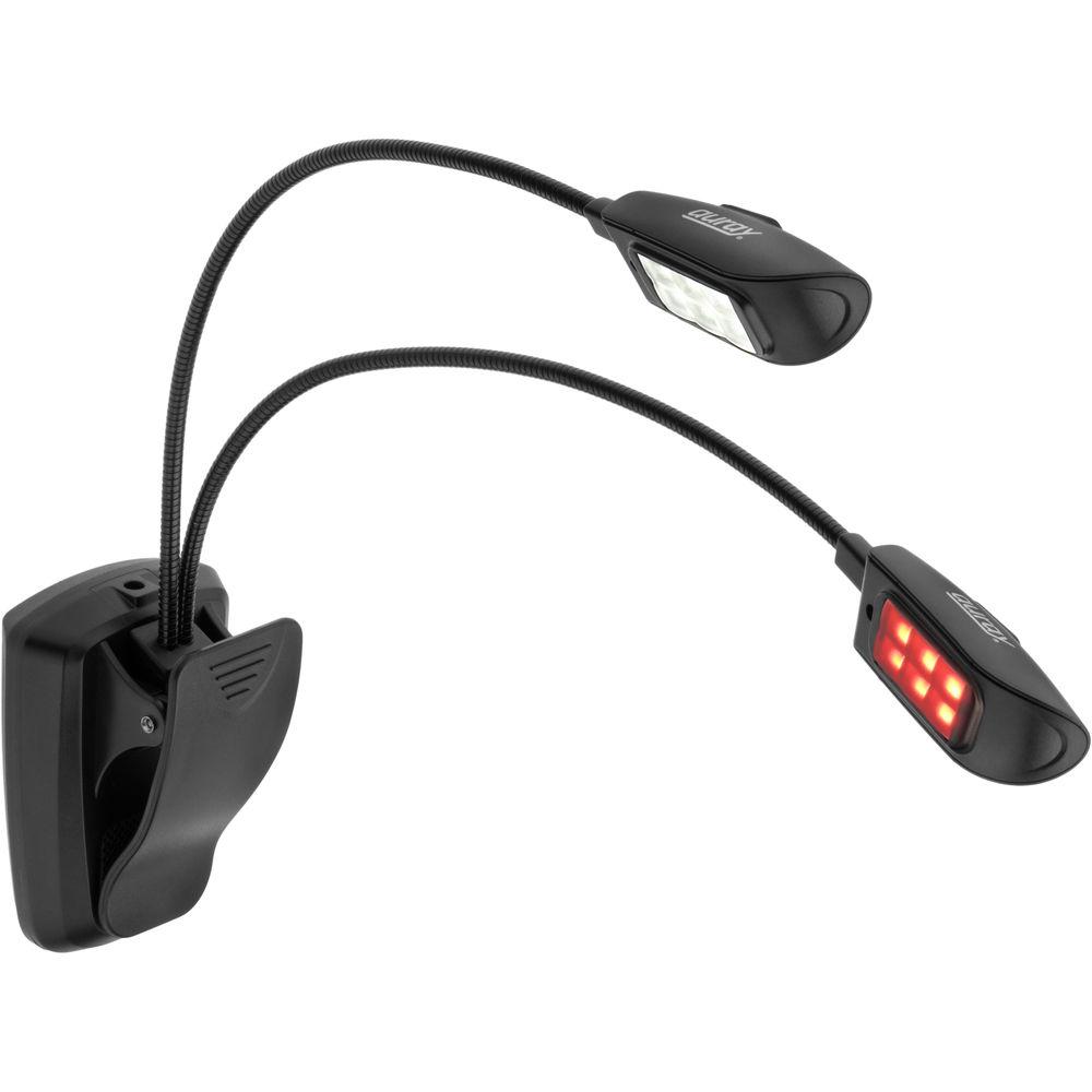 Auray M-DLED6-CL Dual 6-LED Clip-On Gooseneck Light