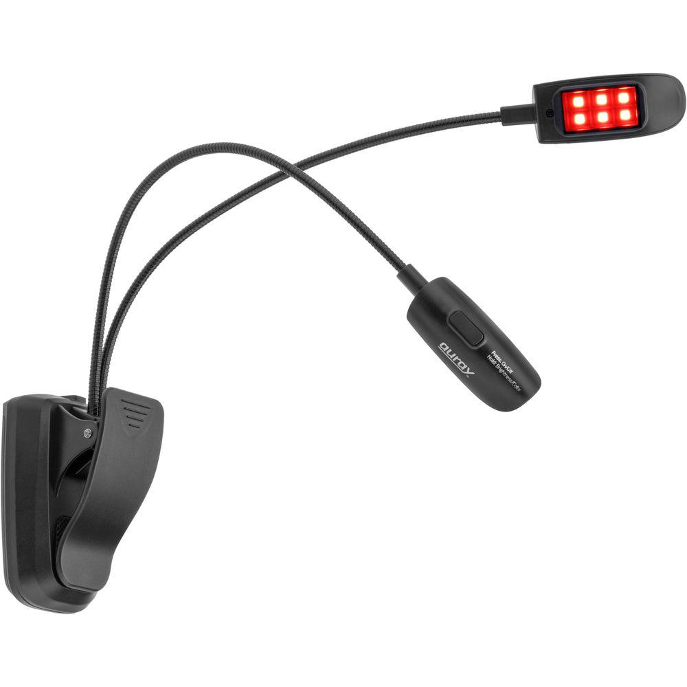 Auray M-DLED6-CL Dual 6-LED Clip-On Gooseneck Light