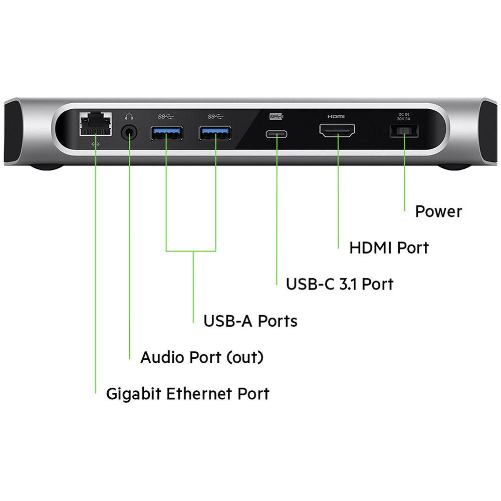 Belkin 9-Port USB Type-C Express Dock 3.0 HD Multi-Adapter Hub