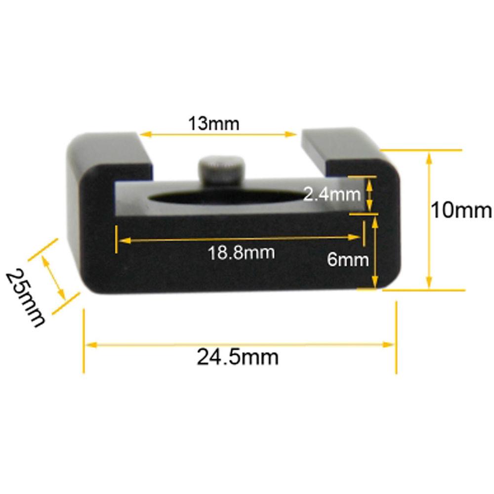 CAMVATE C0966 1 4"-20 Mount to Shoe Adapter