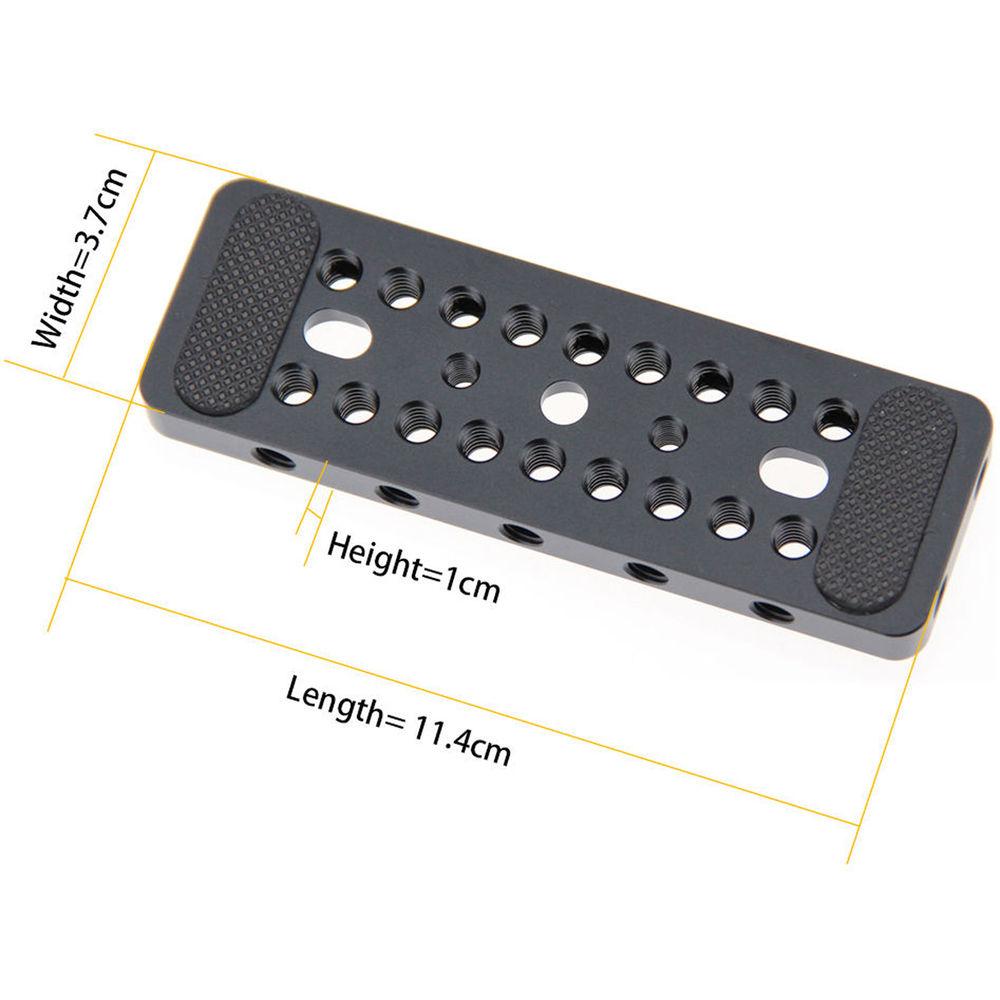 CAMVATE Cheese Plate Top Plate for Blackmagic Cinema Camera BMCC DSLR SLR Camera