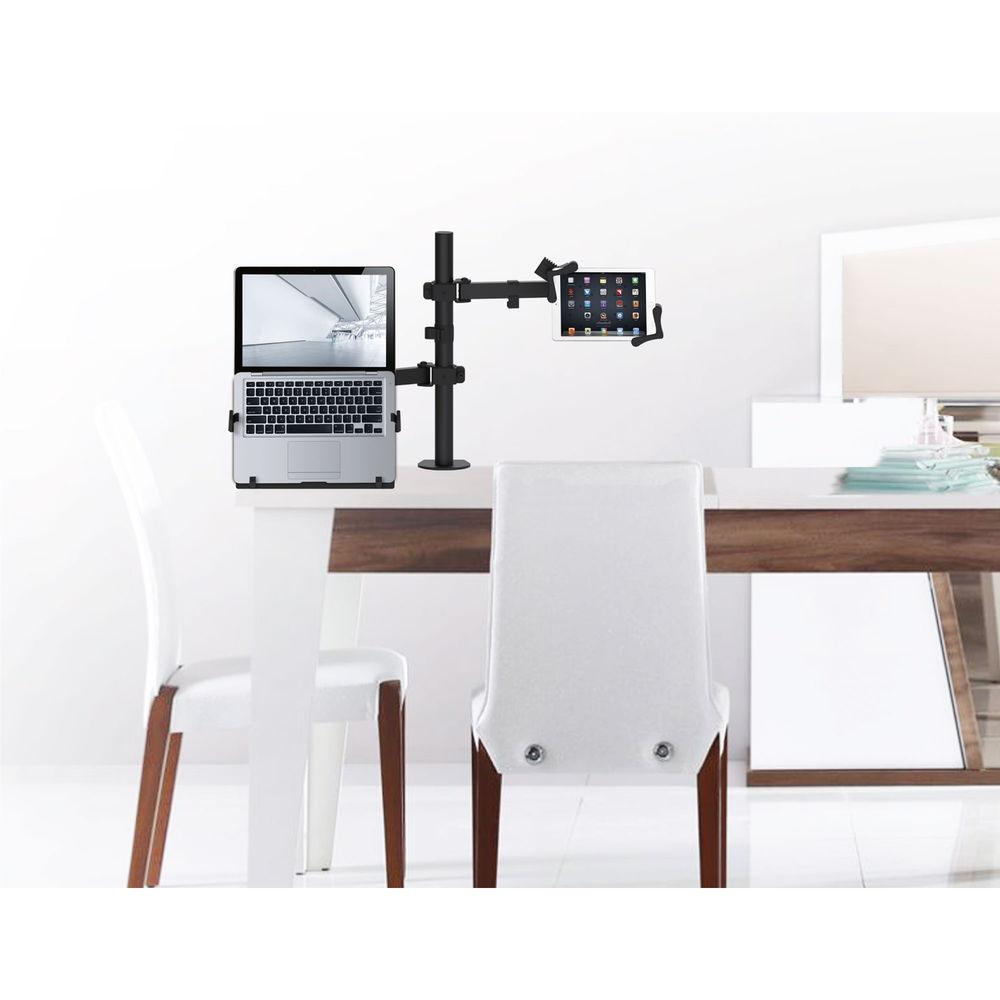 CTA Digital Articulating Height-Adjustable Laptop and Tablet Arm Mount