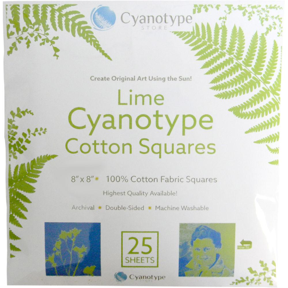 Cyanotype Store Cyanotype Cotton Squares - 8 x 8"