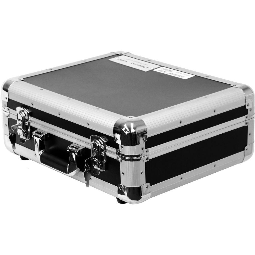 DeeJay LED 3-Row CD Case for 65 Jewel Cases 200 Plastic Sleeves