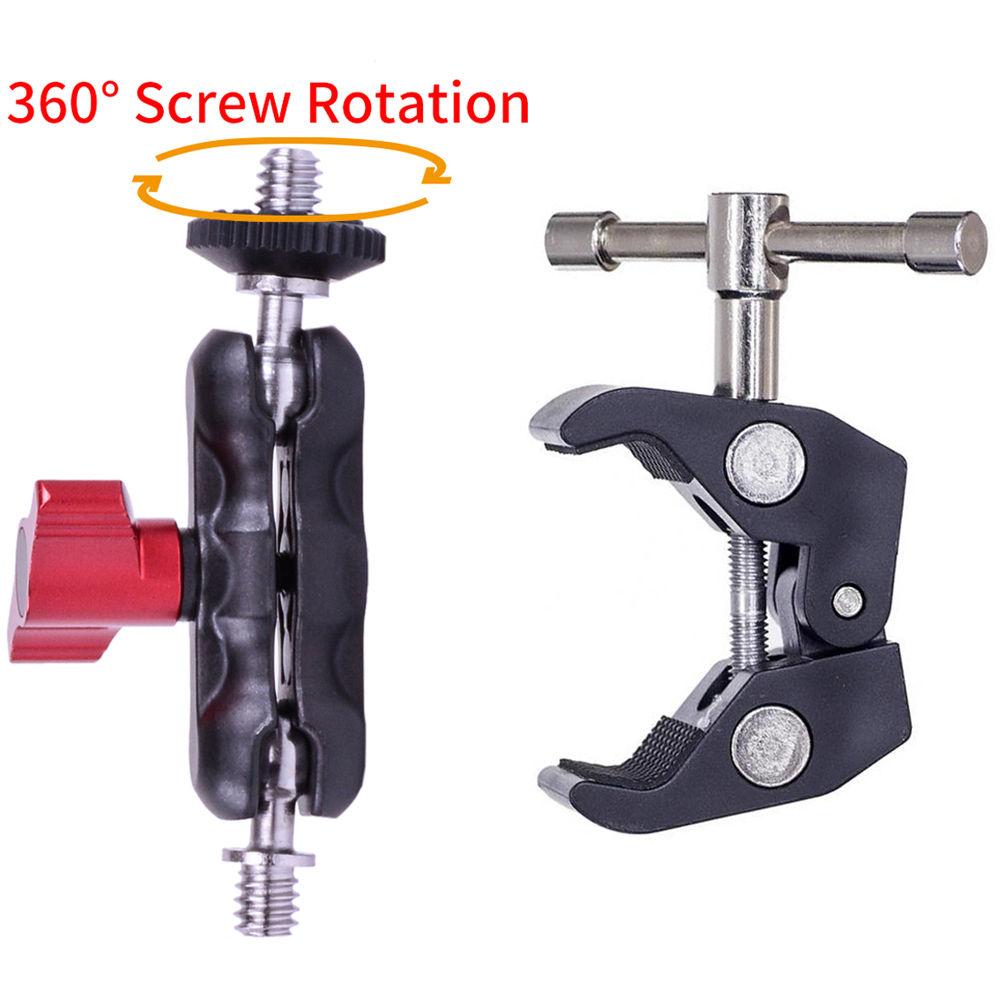 DigitalFoto Solution Limited Mini Bean Ball Head Magic Grip Arm plus Super Clamp for Ronin S Crane 2 Gimbal