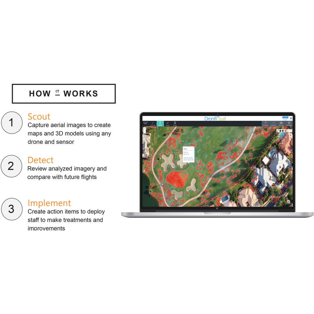 Dronifi Golf Aerial Imagery Software Subscription