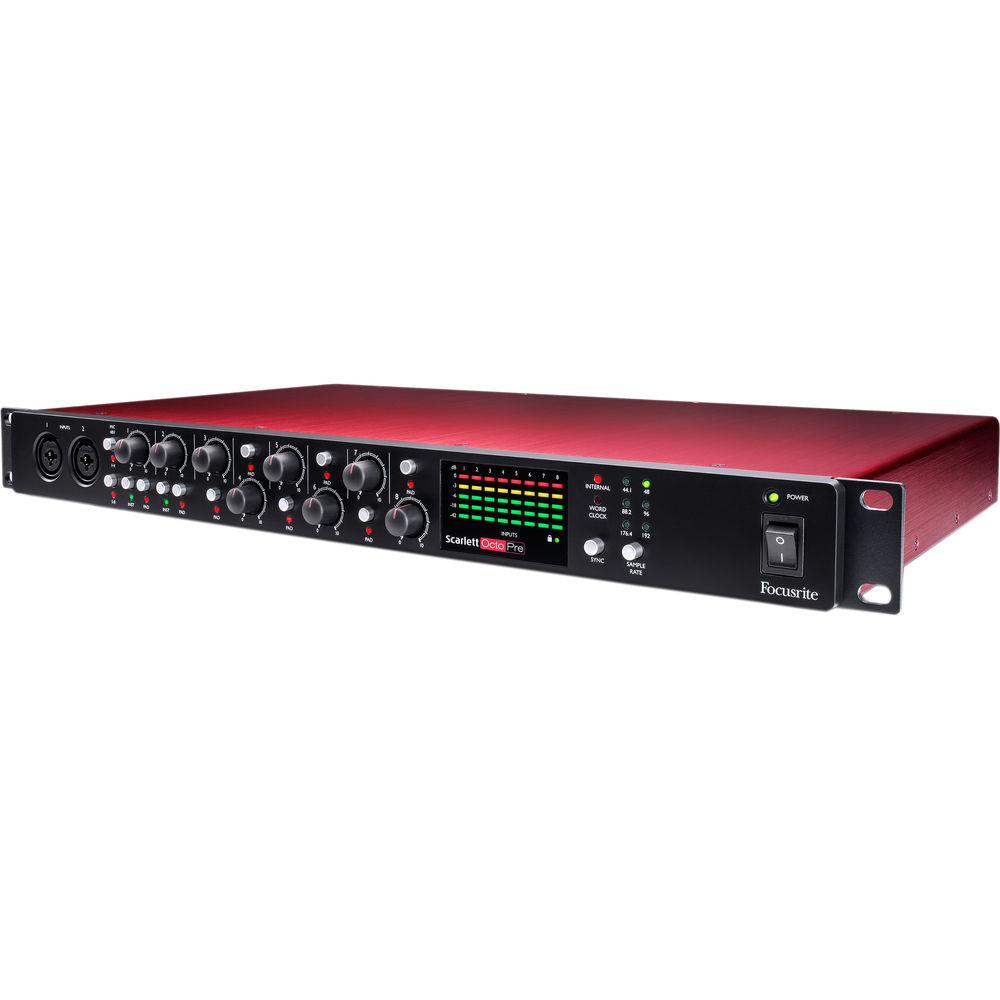 Focusrite Scarlett OctoPre - Eight-Channel Preamp with ADAT Outputs