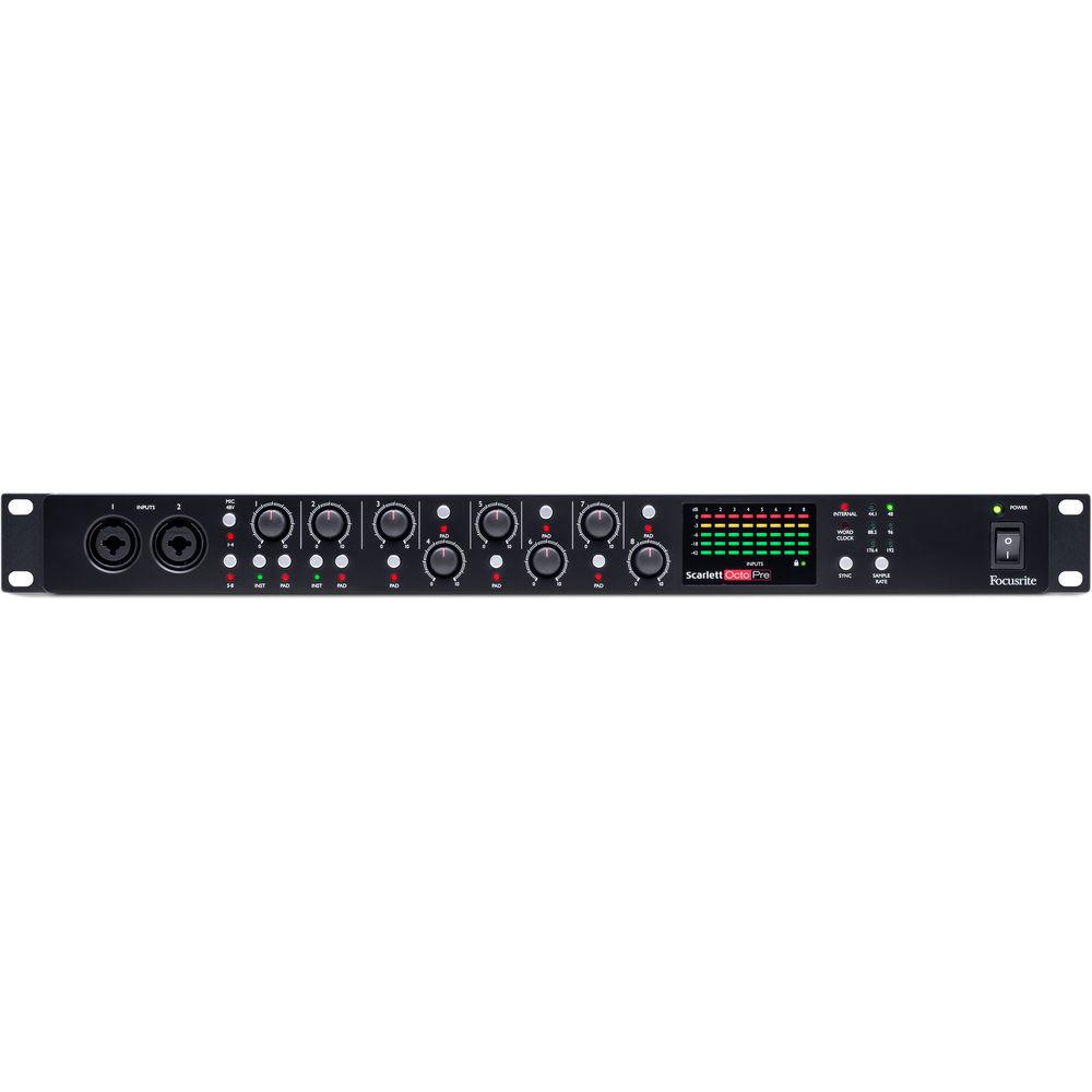 Focusrite Scarlett OctoPre - Eight-Channel Preamp with ADAT Outputs