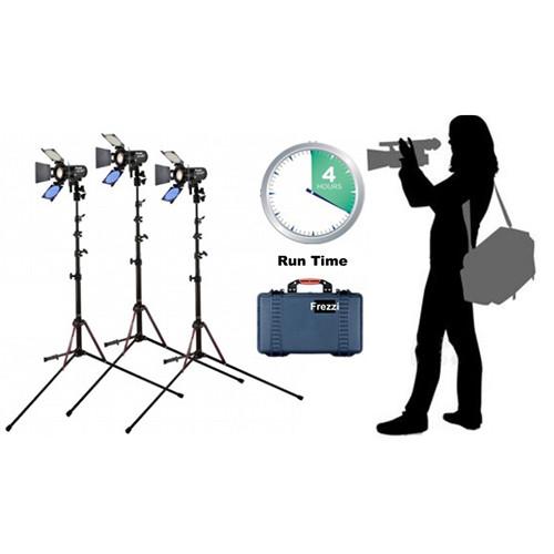 Frezzi 3 Head EyLight 5000K Lamp Combo w Hardcase