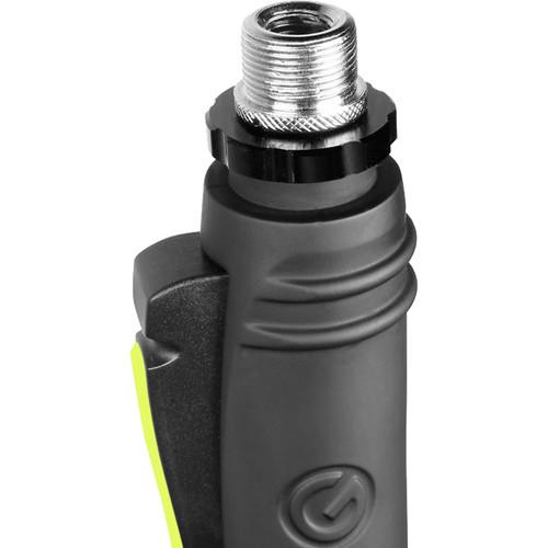 Gravity Stands Microphone Stand with Round Base and One-Hand Clutch