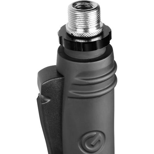 Gravity Stands Straight Microphone Stand with Folding Tripod and One-Handed Height Adjustment