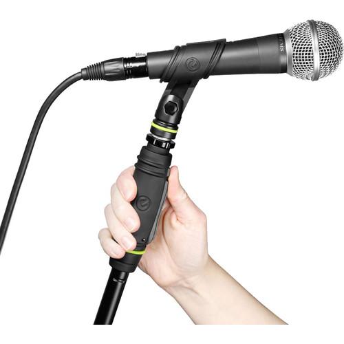 Gravity Stands Straight Microphone Stand with Folding Tripod and One-Handed Height Adjustment
