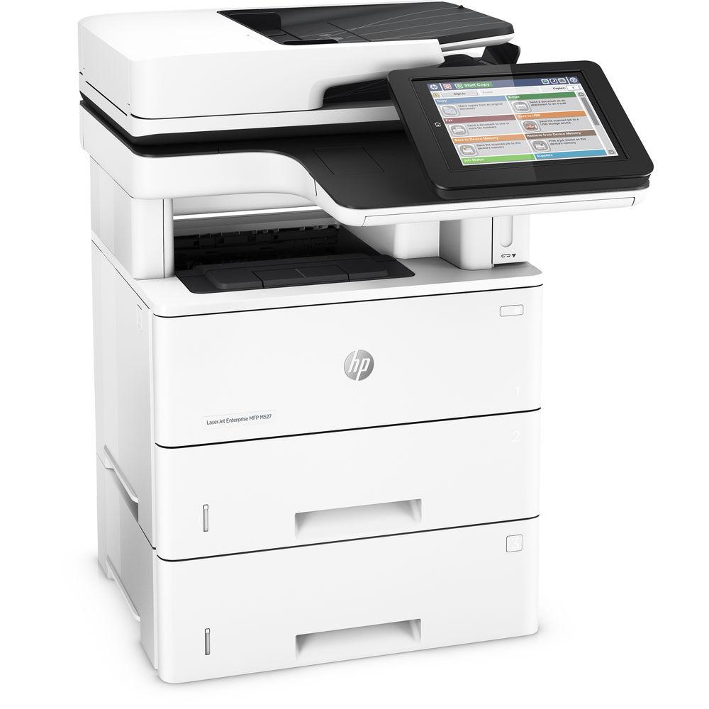 HP LaserJet Enterprise Flow M527z All-in-One Monochrome Laser Printer