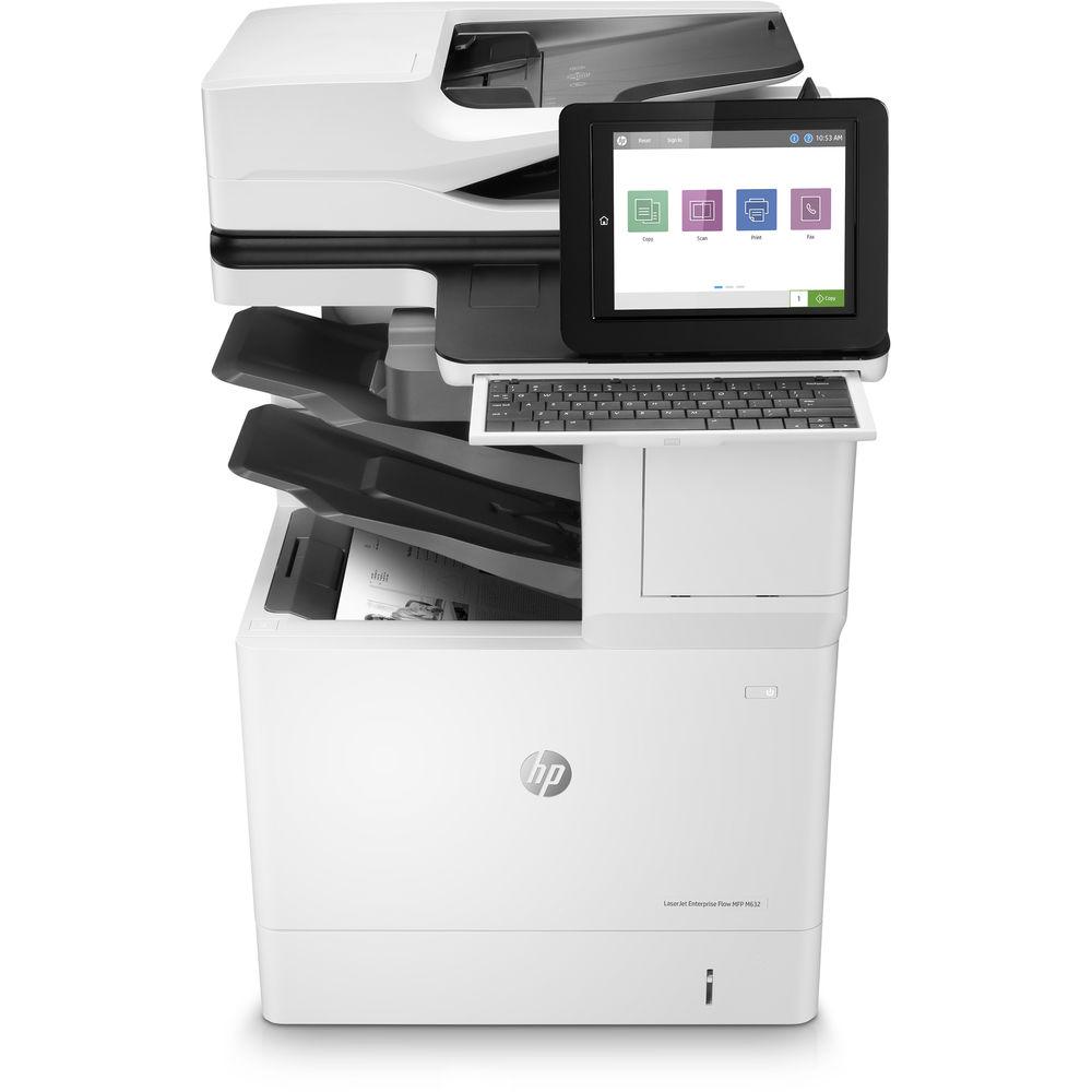 HP LaserJet Enterprise Flow M632z Monochrome All-In-One Laser Printer
