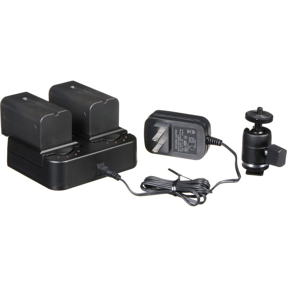 ikan Mylo MB4-TK Mini Bi-Color Portable Field LED Light Travel Kit with Barndoors