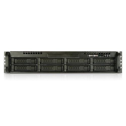 iStarUSA EX2M8 8-Bay Storage Server 2 RU Rackmount Case with 600W Power Supply