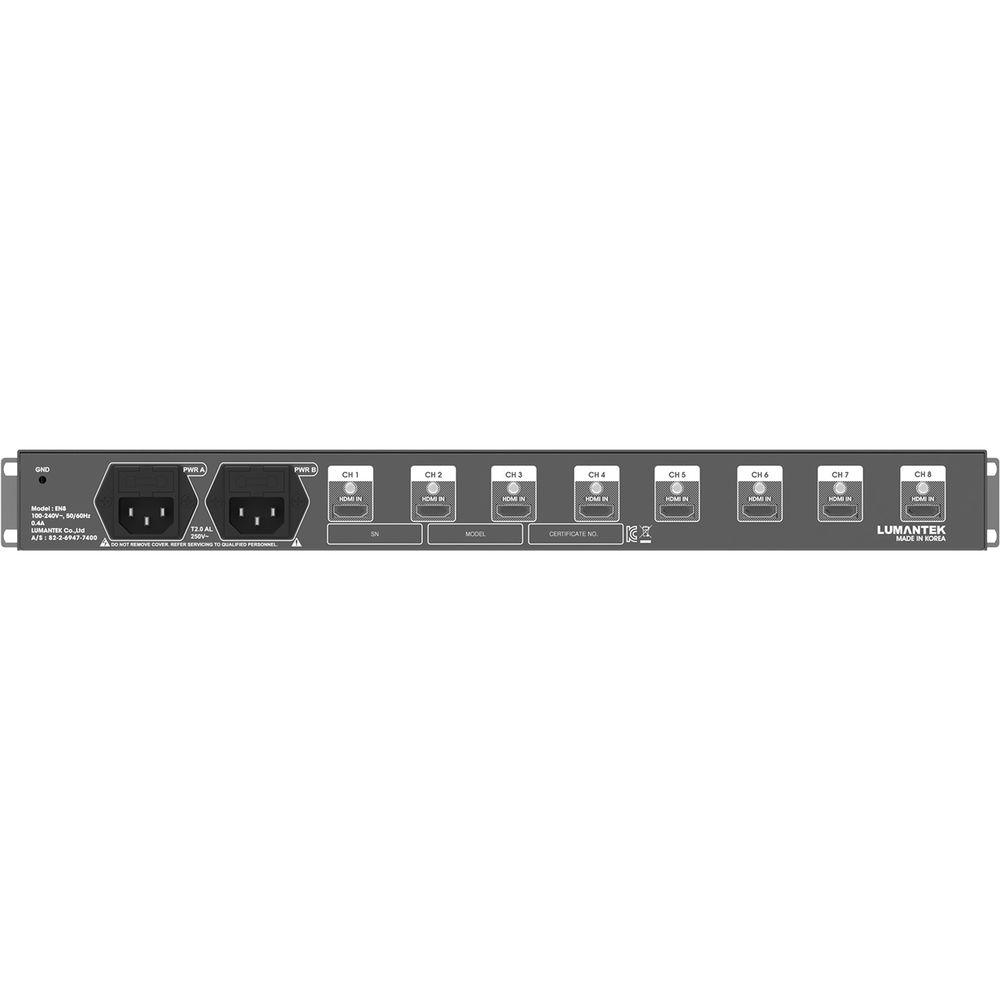 Lumantek ez-Caster EN8 8-Channel H.264 Video-IP Encoder