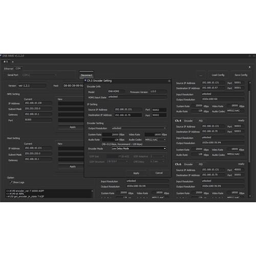 Lumantek ez-Caster EN8 8-Channel H.264 Video-IP Encoder