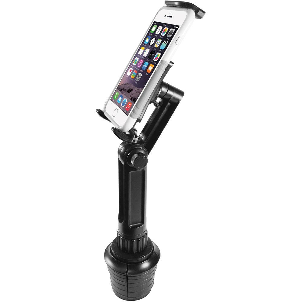 Macally Car Cup Holder Mount for Smartphones & Tablets