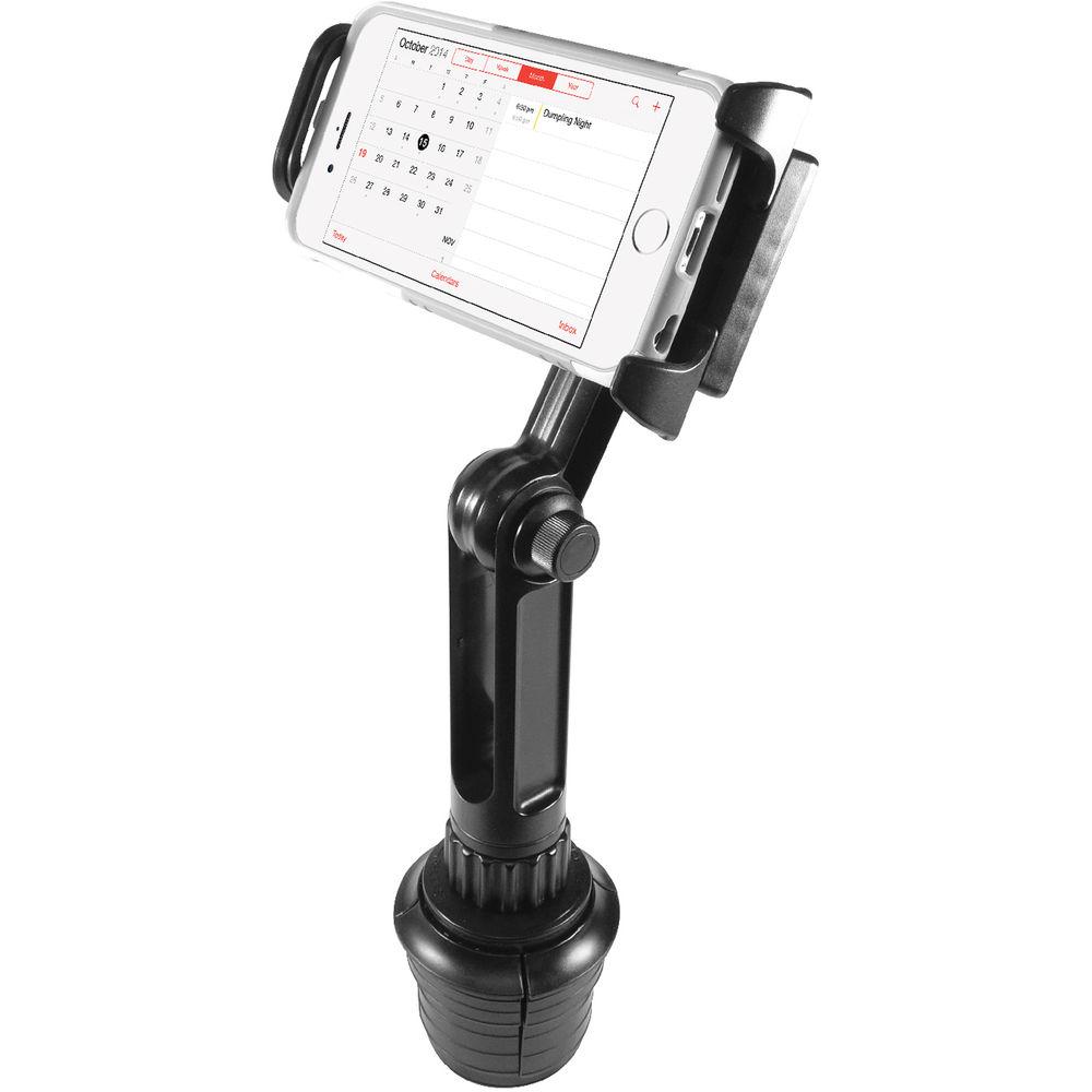 Macally Car Cup Holder Mount for Smartphones & Tablets