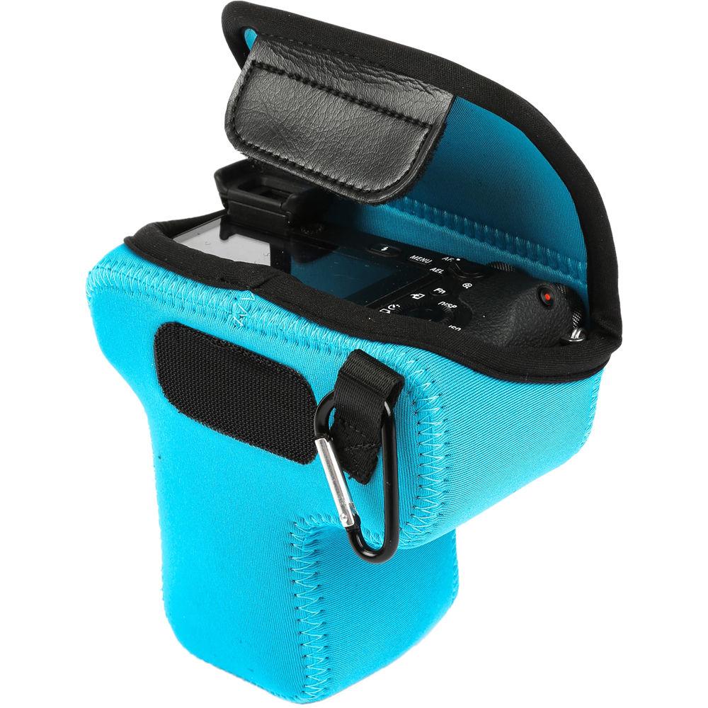 MegaGear MG1011 Ultra Light Neoprene Case with Carabiner for Sony a6500 with 16-70mm