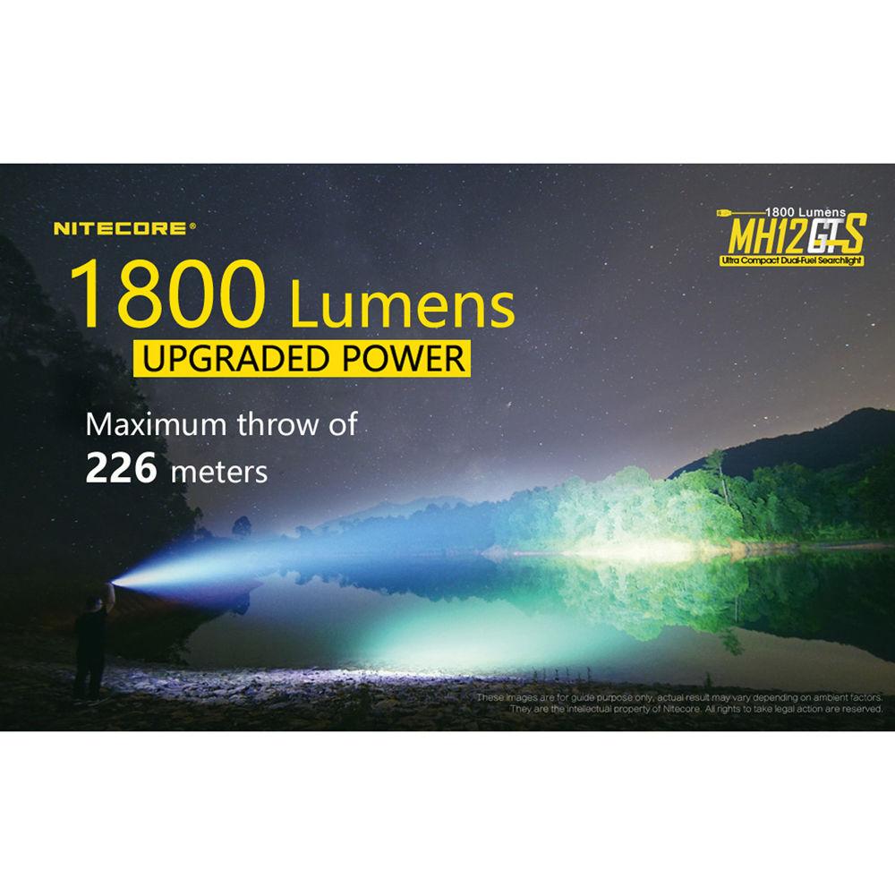 Nitecore MH12GTS Multitask Hybrid Series Rechargeable LED Flashlight