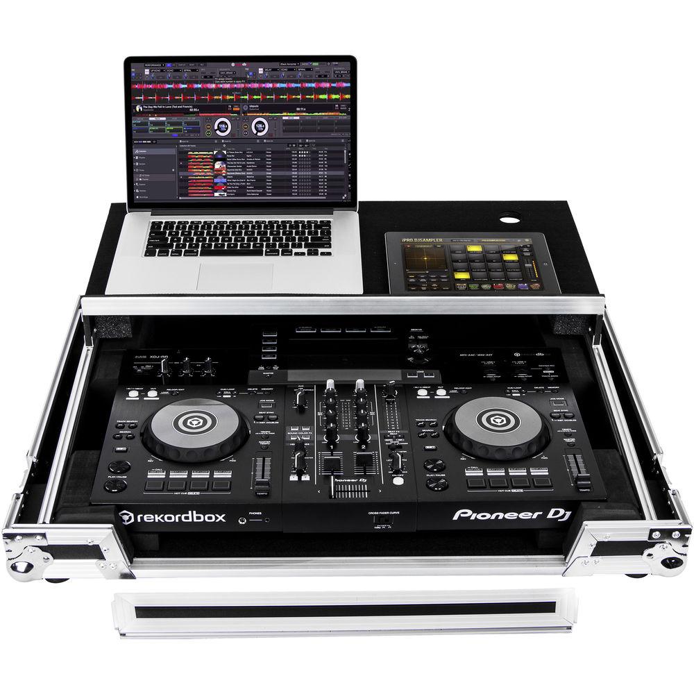 Odyssey Innovative Designs Pioneer XDJ-RR DJ Controller Producer Glide Style Case with Angled Glide Platform