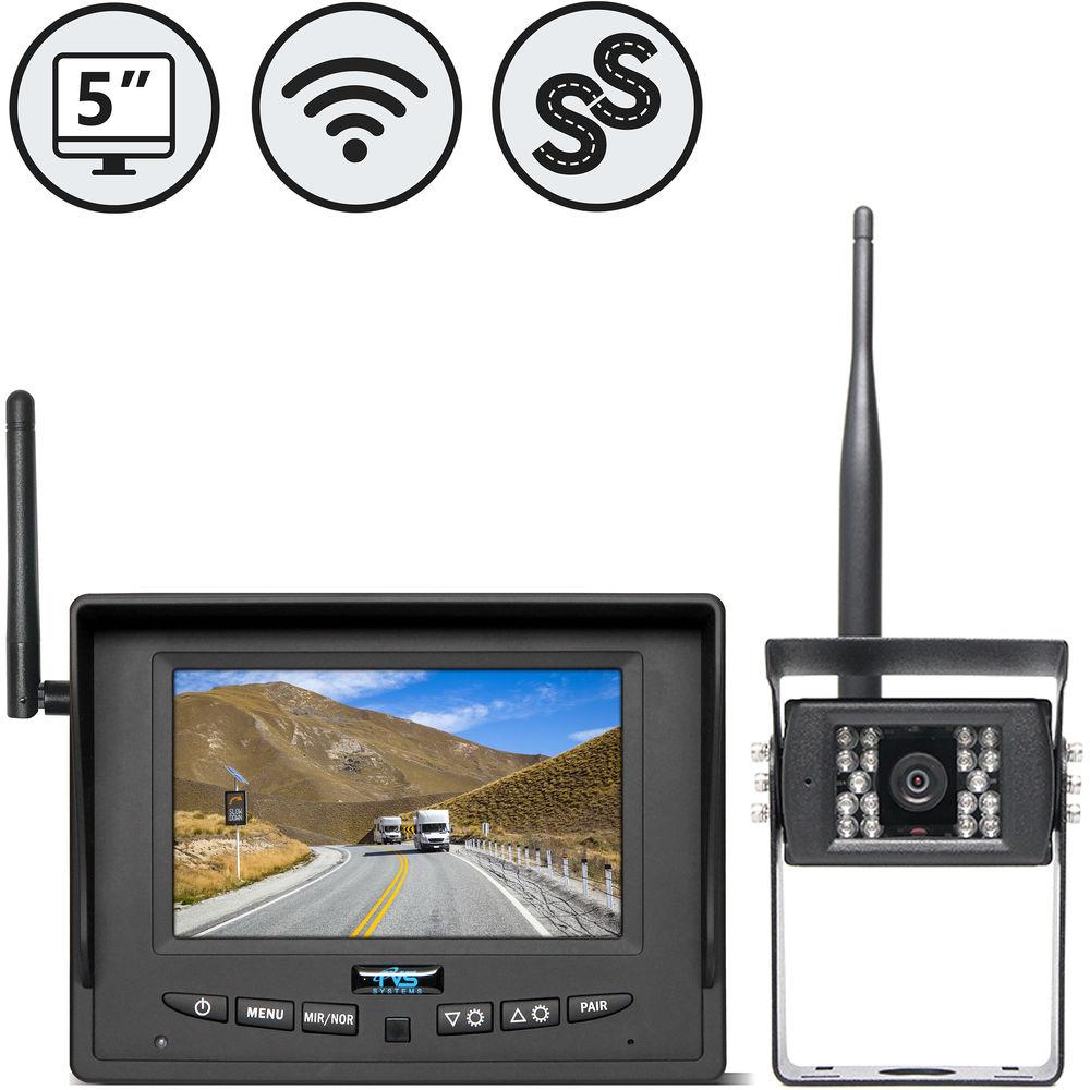 Rear View Safety RVS-155W Wireless Backup Camera System with 5" Monitor