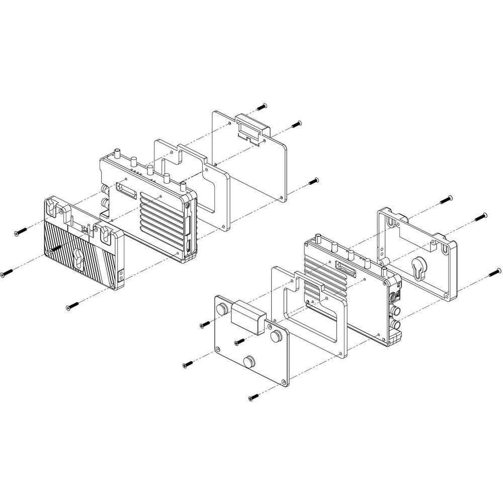 Teradek Gold Mount - Male Female Battery Plate Kit For Bolt Xt 1000 3000 Receivers