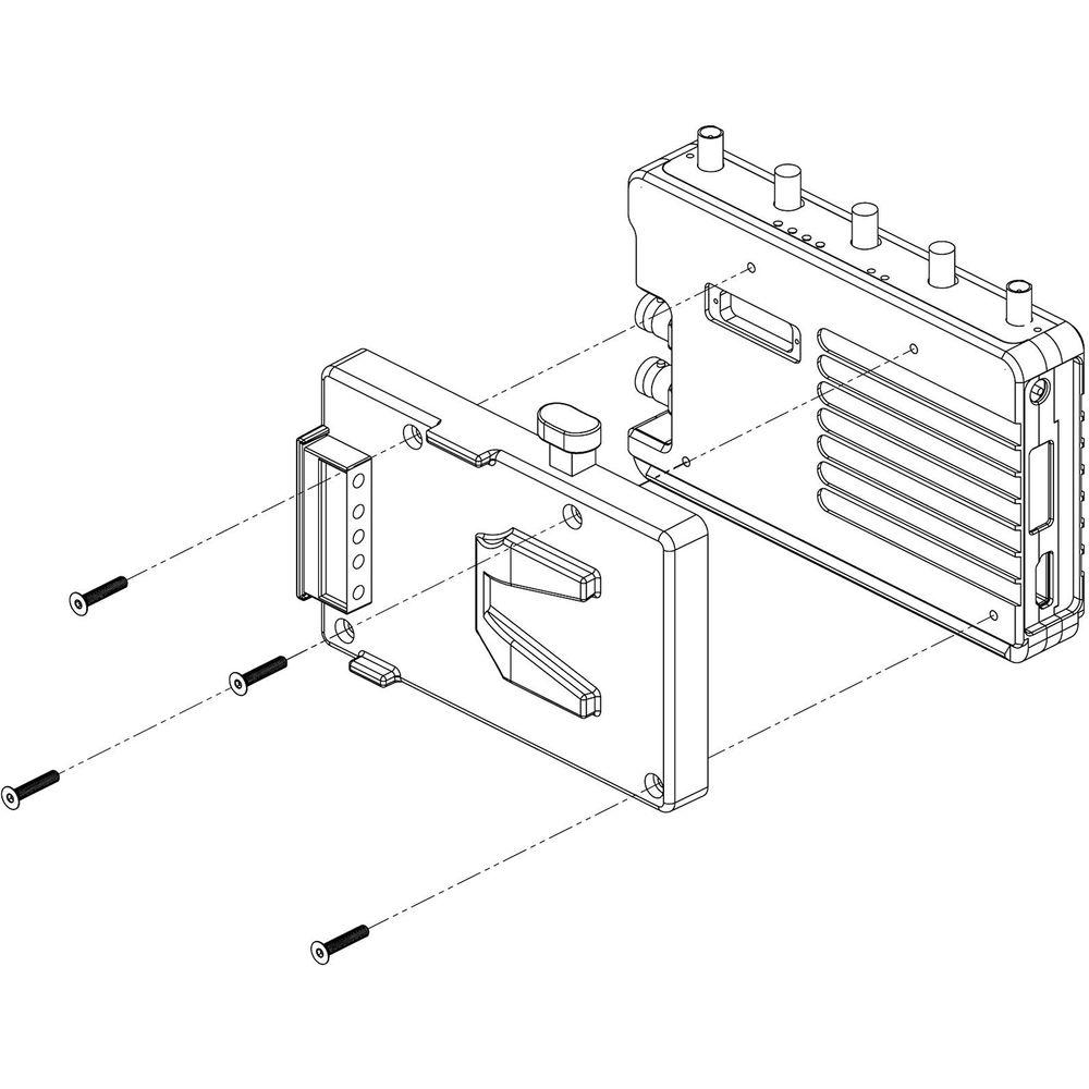 Teradek V-Mount Battery Plate For Bolt Xt 1000 3000 Rx