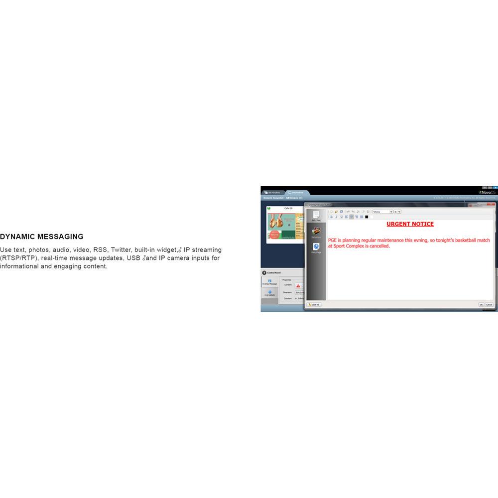 Vivitek NovoDS UHD Digital Signage Player