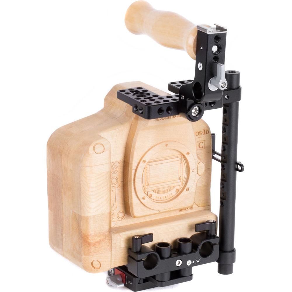 Wooden Camera Unified DSLR Cage with Wood Grip