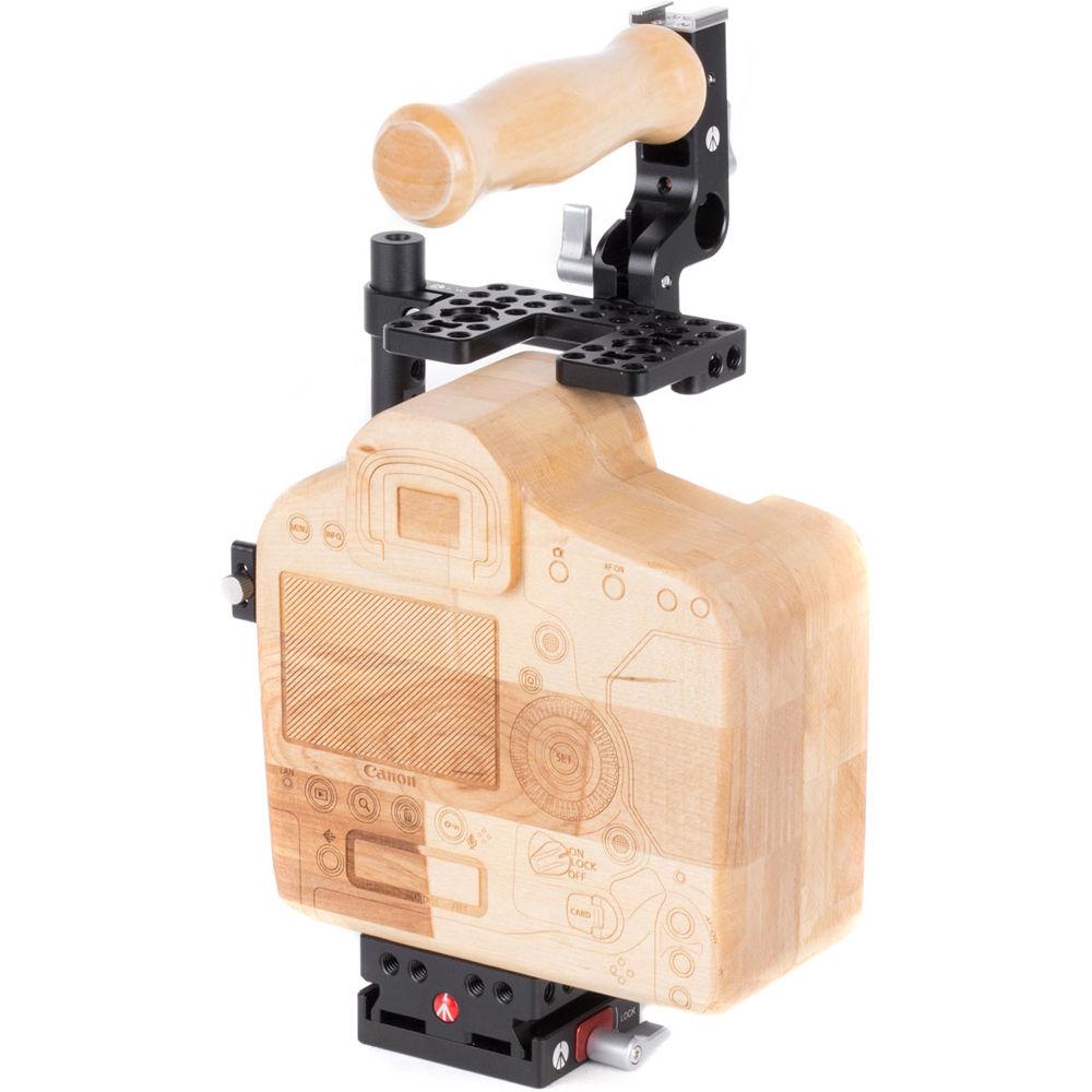 Wooden Camera Unified DSLR Cage with Wood Grip