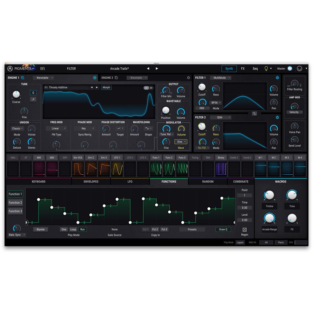 Arturia Pigments - Polychrome Software Synthesizer