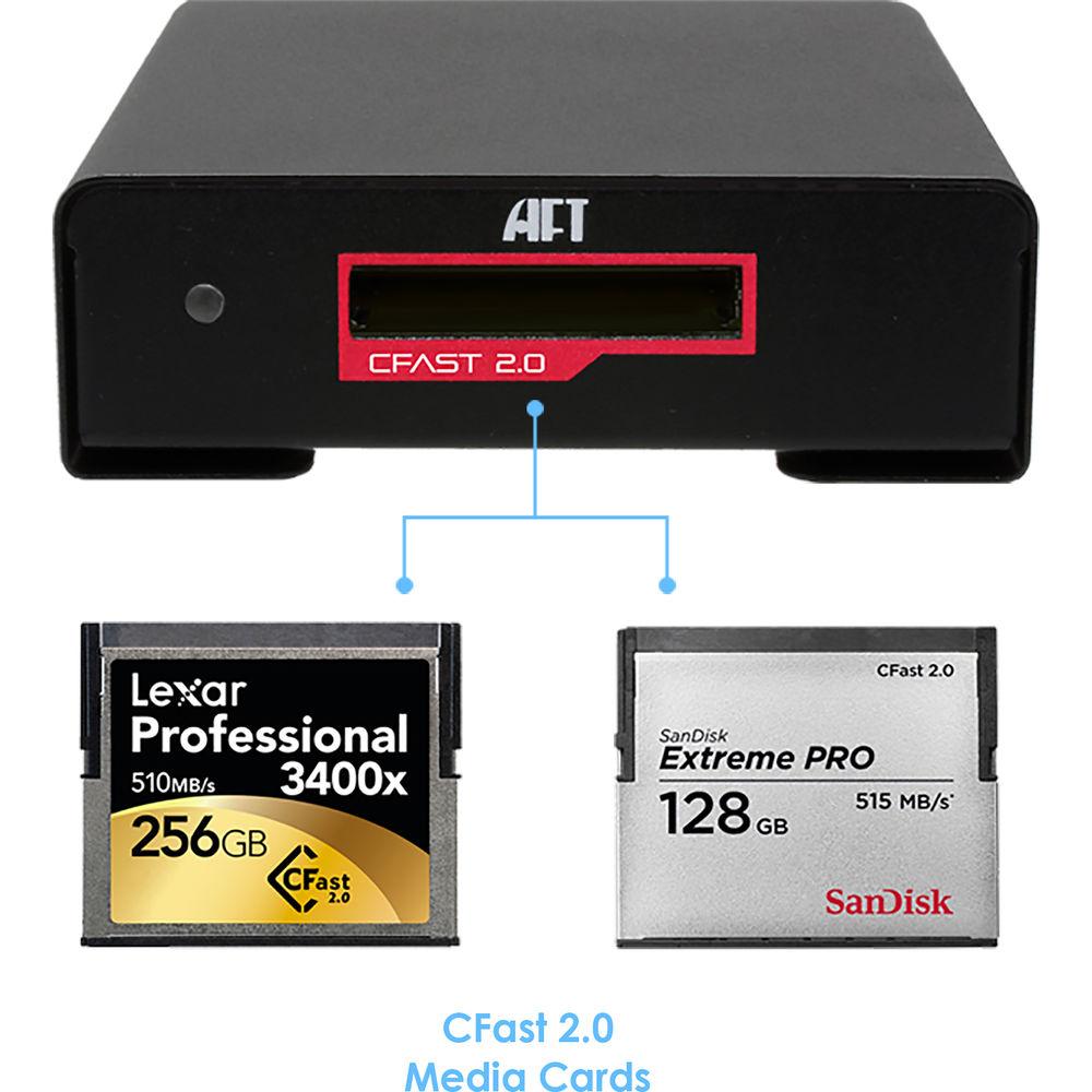 Atech Flash Technology Blackjet VX-1C CFast 2.0 USB 3.1 Gen 2 Type-C Card Reader