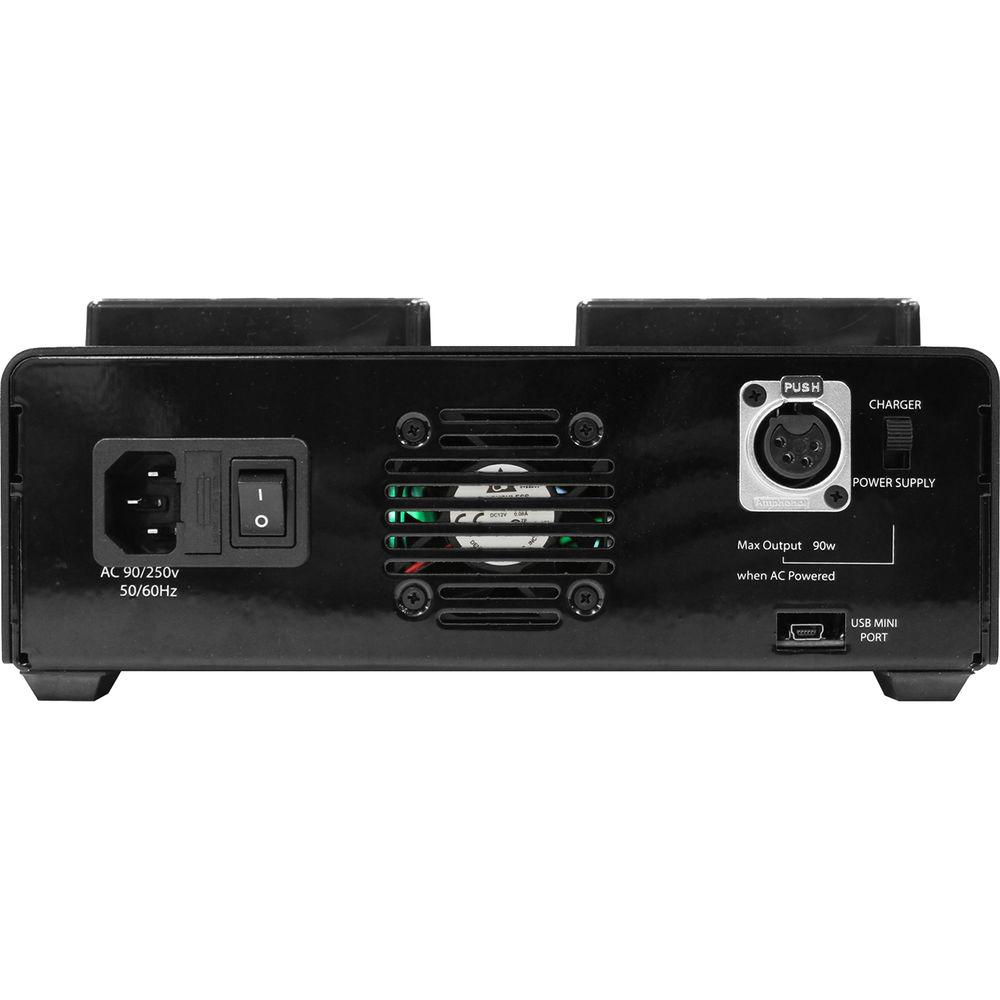 Core SWX Fleet Micro 3A Digital Quad Charger for Gold Mount Batteries