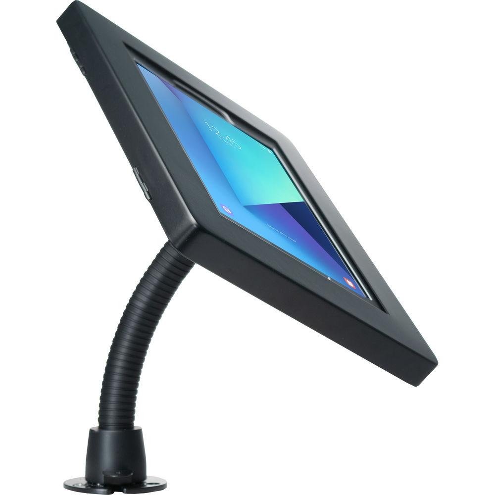 CTA Digital Premium Security Gooseneck Tabletop Mount for Select iPad, Galaxy, and Other 9.7-10.5" Tablets