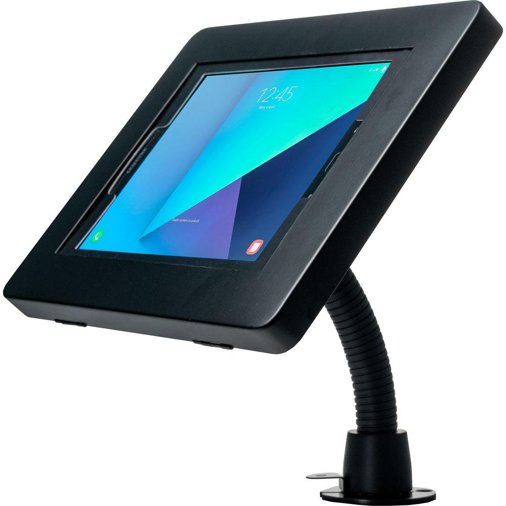 CTA Digital Premium Security Gooseneck Tabletop Mount for Select iPad, Galaxy, and Other 9.7-10.5" Tablets