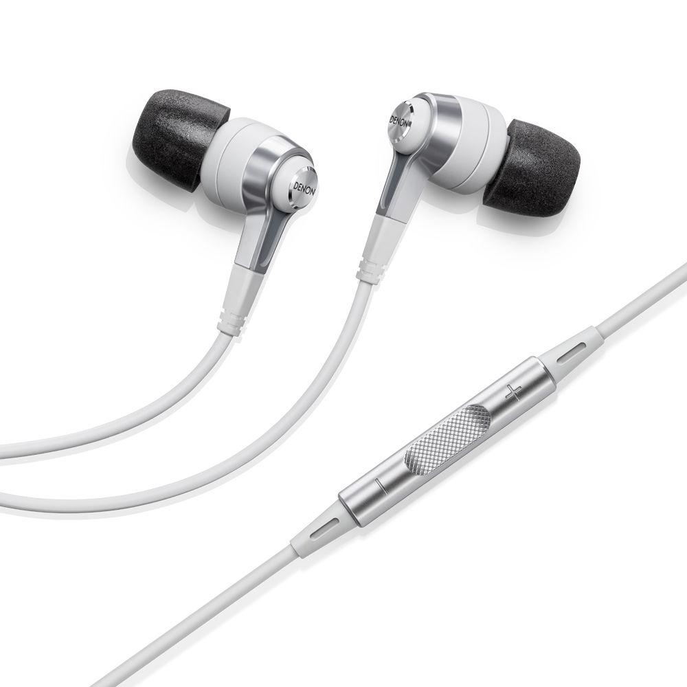 Denon AH-C620R In-Ear Headphones with Remote and Microphone