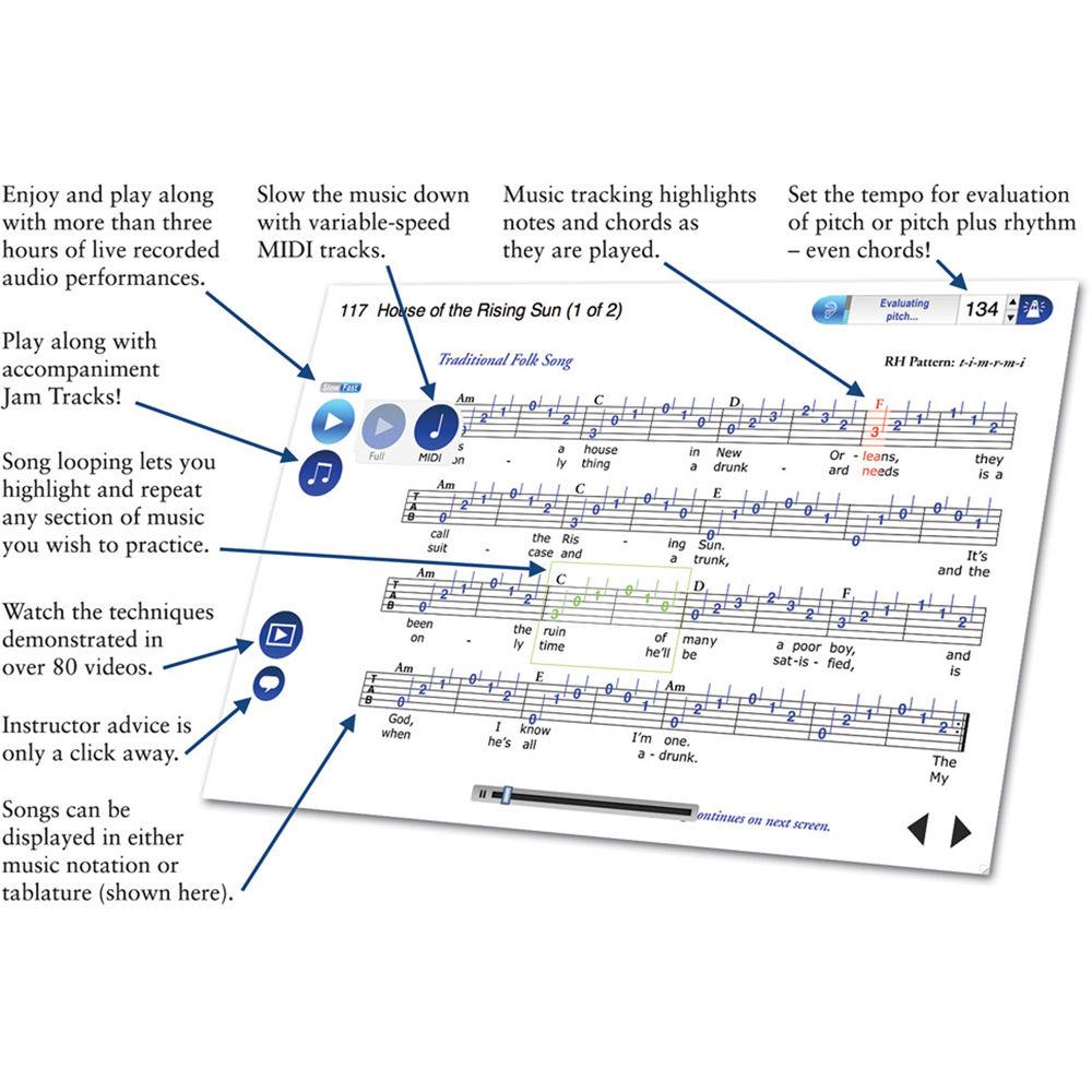 eMedia Music Guitar Collection - Complete Guitar Course with Extra Songs