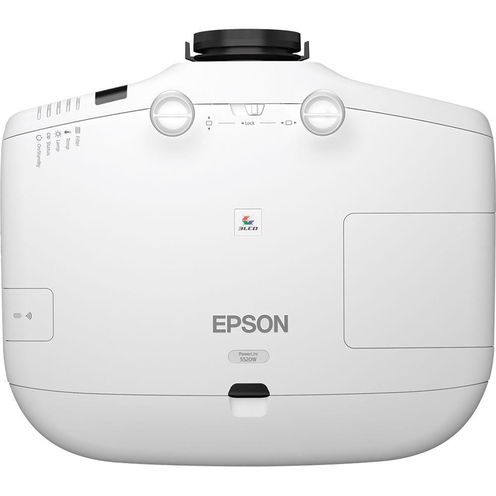 Epson PowerLite 5520W 5500-Lumen WXGA 3LCD Projector