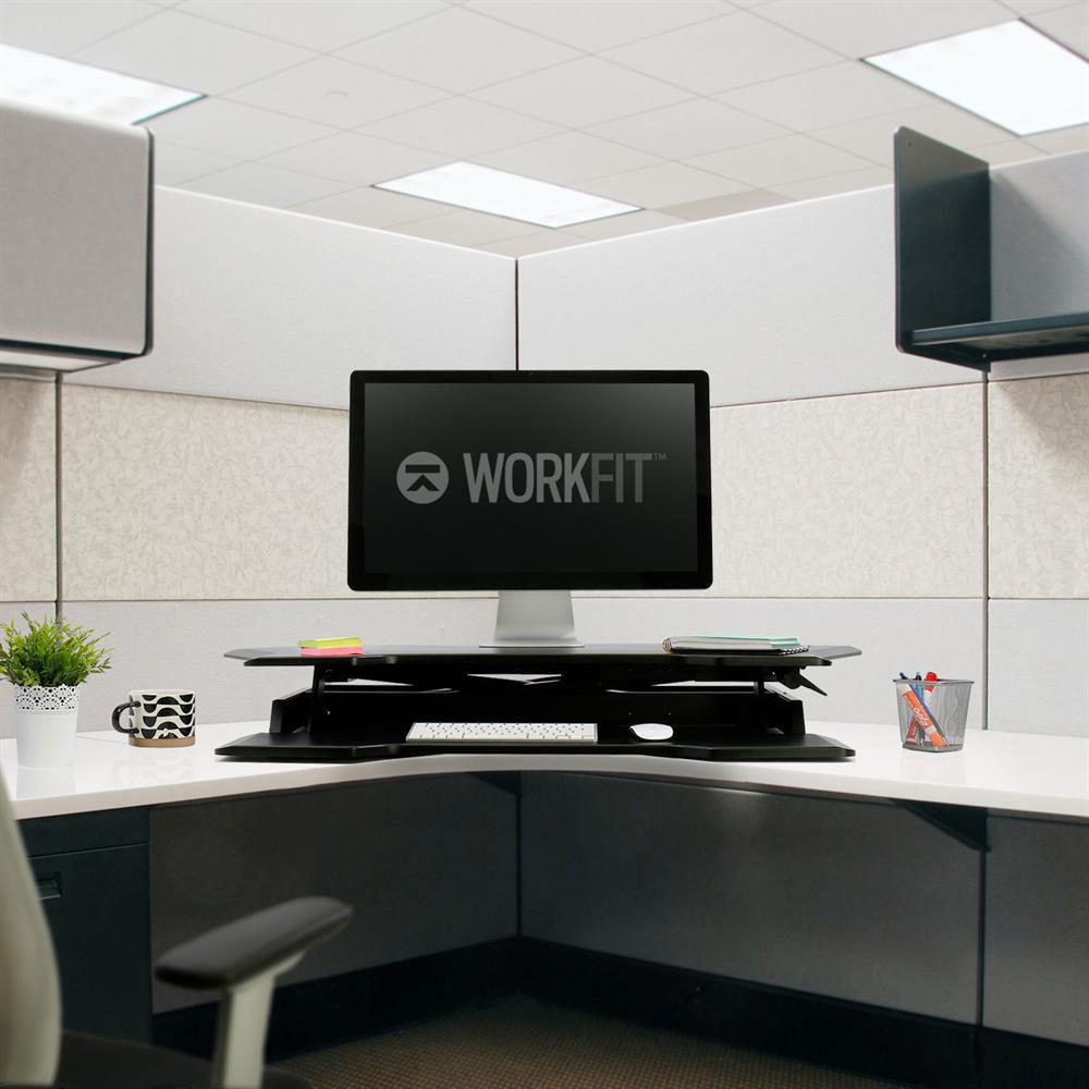 Ergotron WorkFit Corner Sit-Stand Desktop Workstation
