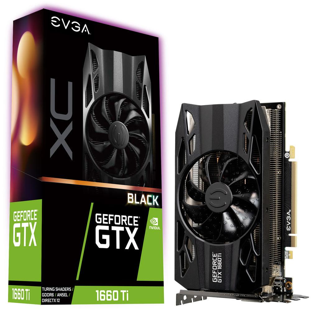EVGA GeForce GTX 1660 Ti XC Black Gaming Graphics Card