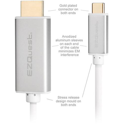 EZQuest USB Type-C Male to HDMI Male Cable