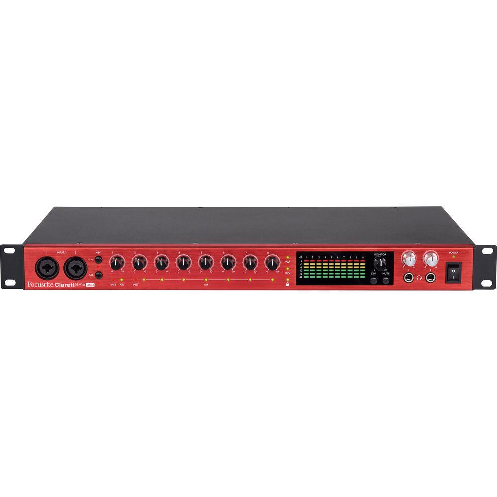 Focusrite Clarett 8Pre USB 18x20 USB Audio Interface