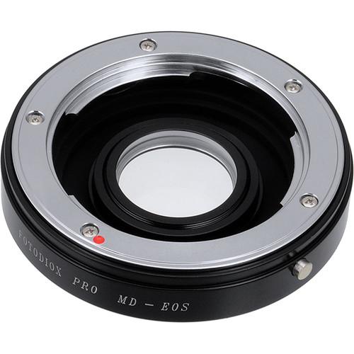 FotodioX Pro Lens Mount Adapter with Generation v10 Focus Confirmation Chip for Minolta MD-Mount Lens to Canon EF or EF-S Mount Camera
