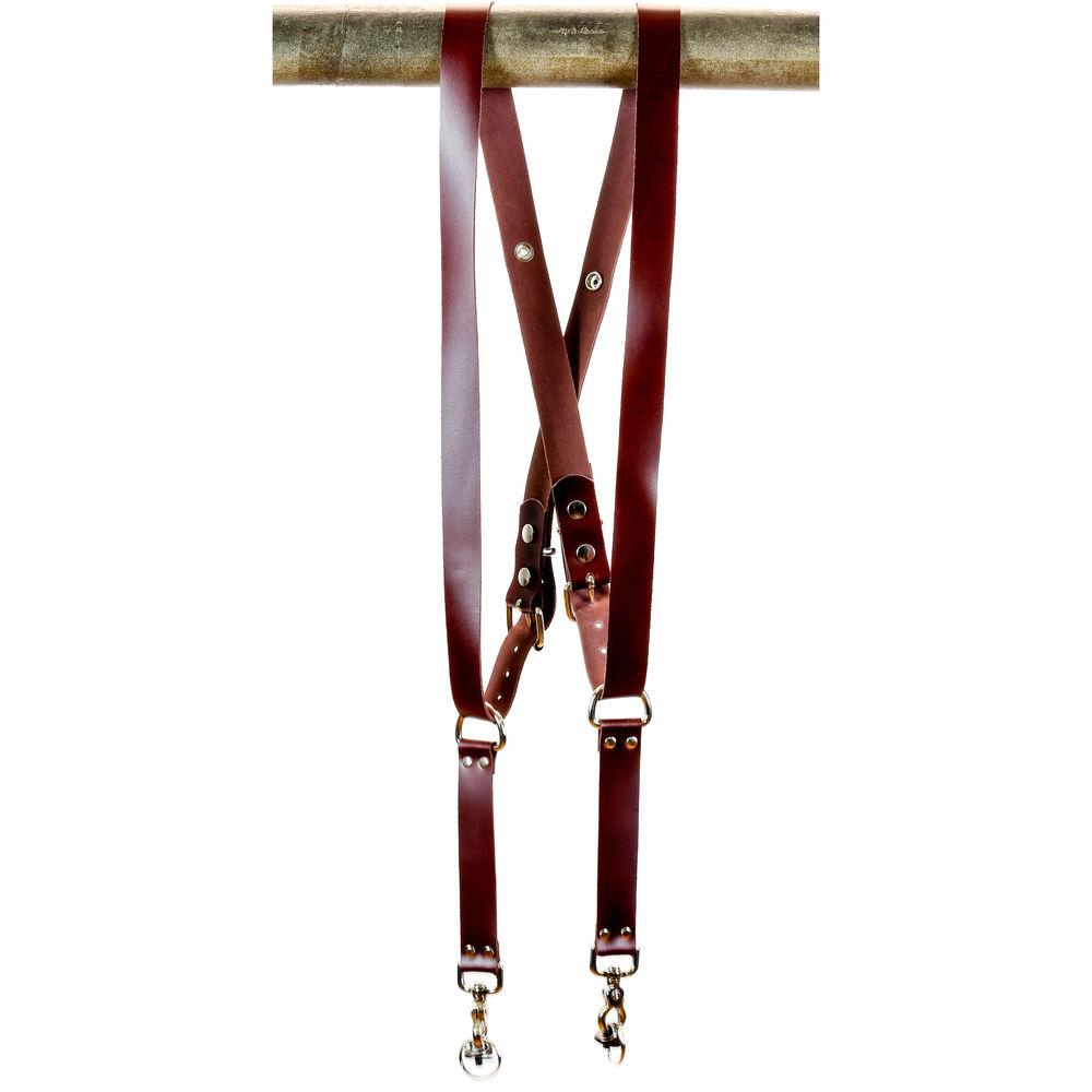 Funk Plus Latigo Leather Snap Back Harness with 1.25" Wide Straps