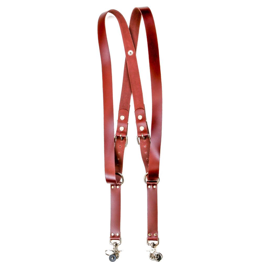 Funk Plus Latigo Leather Snap Back Harness with 1.25" Wide Straps