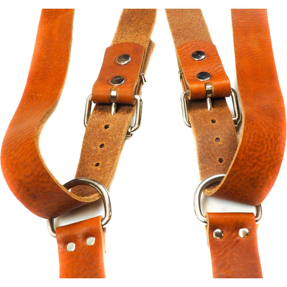 Funk Plus Water Buffalo Leather Ring Back Harness with 1.5" Wide Straps and D-Rings